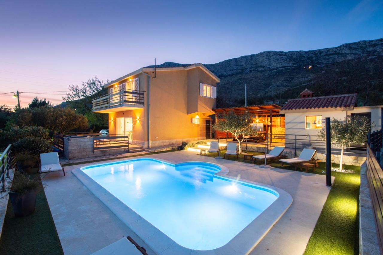 Magic View With Private Heated Pool Villa Kaštela